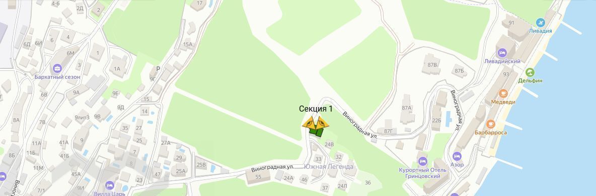 квартира г Ялта пгт Ливадия ул Виноградная фото 8