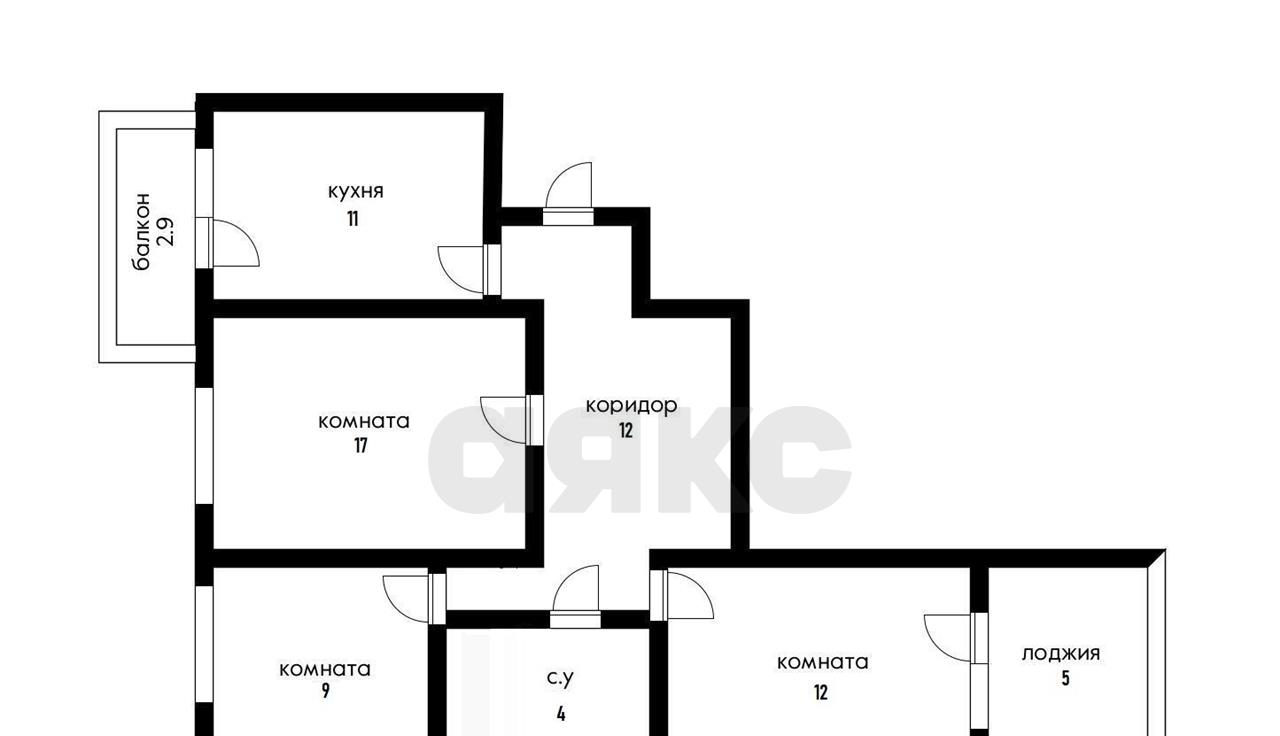 квартира г Краснодар ул им. Гаврилова П.М. 60 фото 15