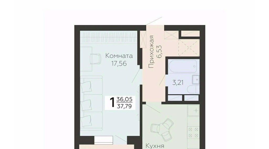 квартира г Воронеж р-н Коминтерновский ул Независимости 78бк/4 фото 1