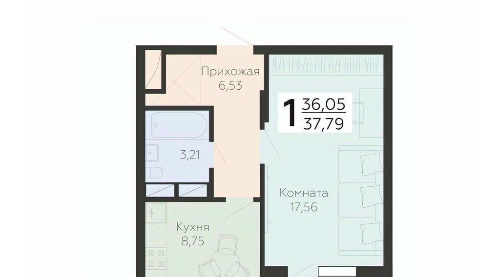 квартира г Воронеж р-н Коминтерновский ул Независимости 78бк/4 фото 1