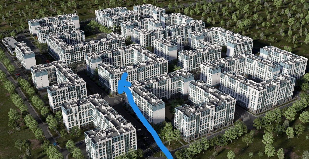 квартира г Калининград р-н Ленинградский ул Героя России Катериничева 7 фото 2