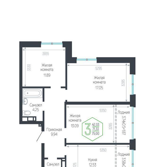 квартира г Краснодар р-н Центральный ул Обрывная 132/1к 5 фото 1