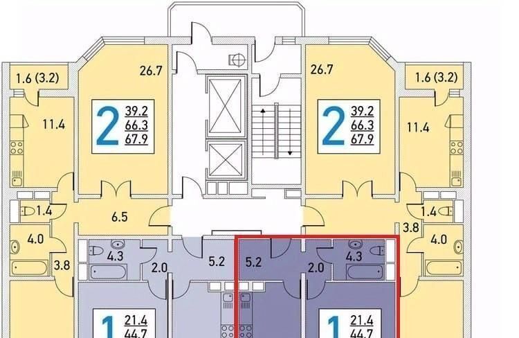 квартира г Долгопрудный пр-кт Ракетостроителей 7к/1 Долгопрудная фото 24