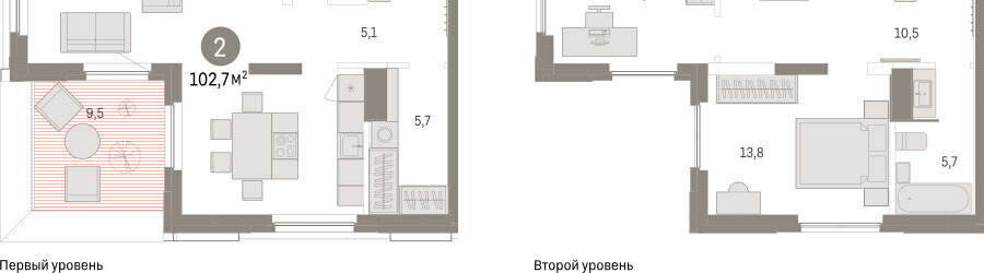 квартира г Тюмень ул Мысовская 26к/2 фото 2