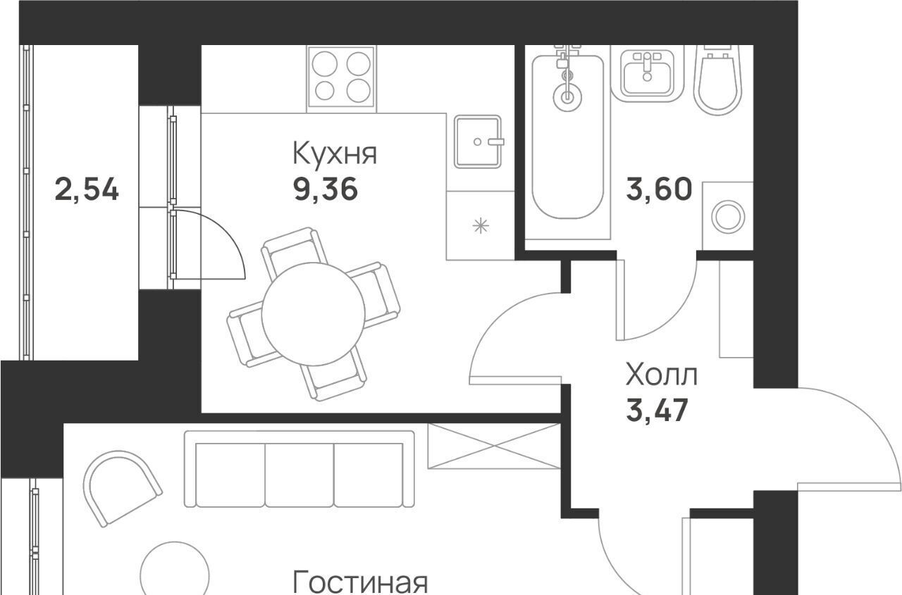 квартира г Тула р-н Привокзальный микрорайон Новая Тула фото 1