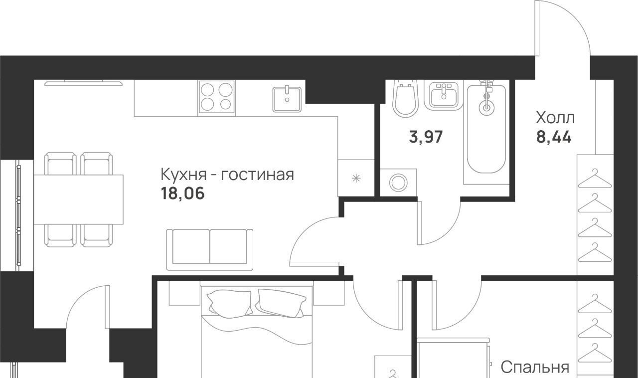 квартира г Тула р-н Привокзальный микрорайон Новая Тула ЖК «Новая Тула» фото 1