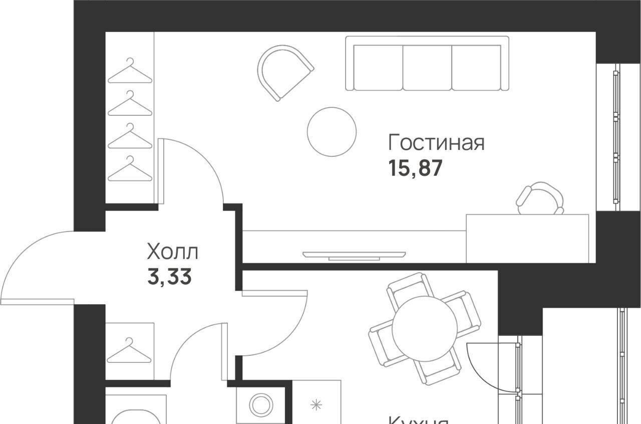 квартира г Тула р-н Привокзальный микрорайон Новая Тула ЖК «Новая Тула» фото 1