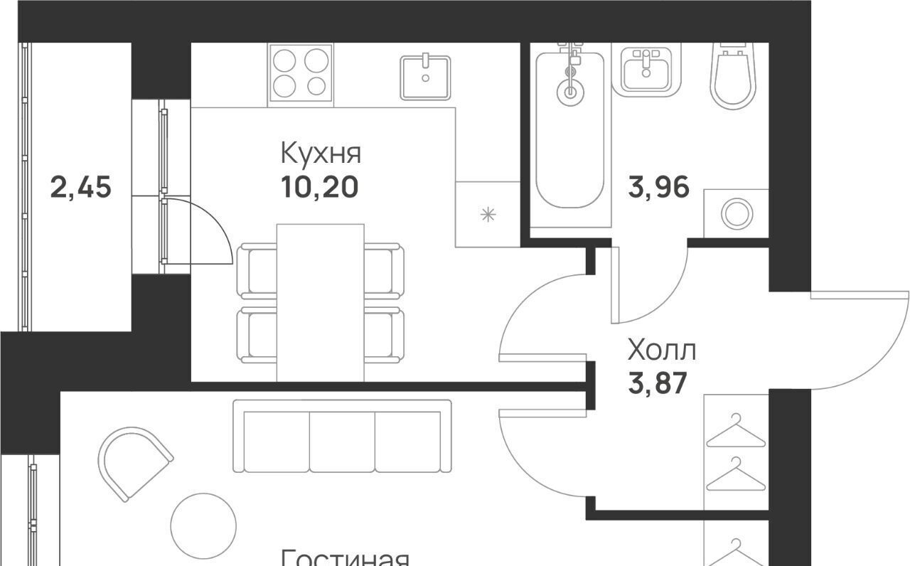 квартира г Тула р-н Привокзальный микрорайон Новая Тула фото 1