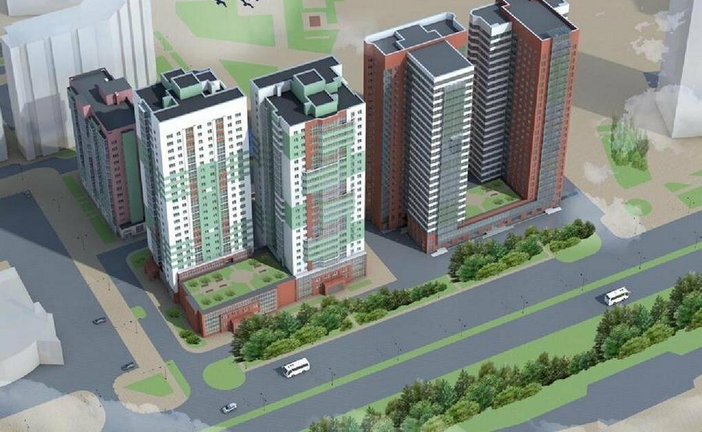 квартира г Красноярск р-н Советский Взлётка ул Батурина 30 жилой район «Слобода Весны» фото 1