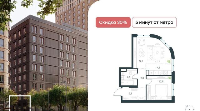 метро Нижегородская Левел Нижегородская жилой комплекс, 5 фото