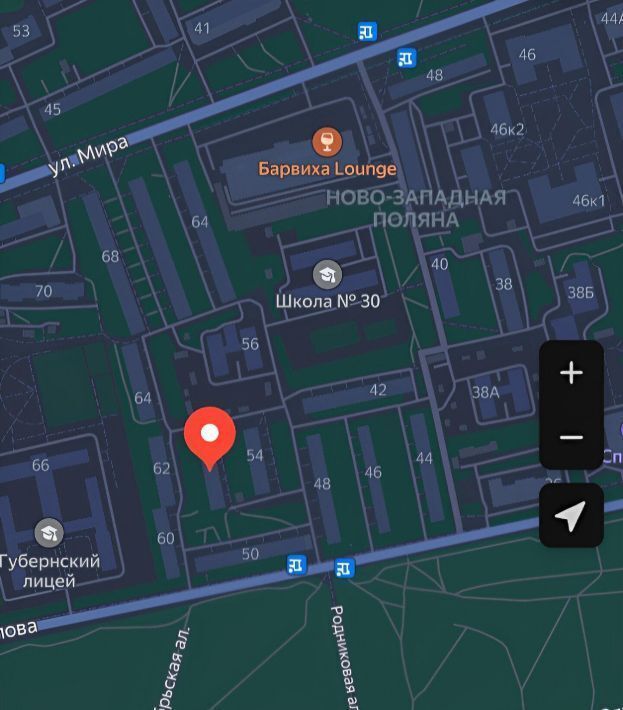 квартира г Пенза р-н Первомайский ул Попова 58 фото 2