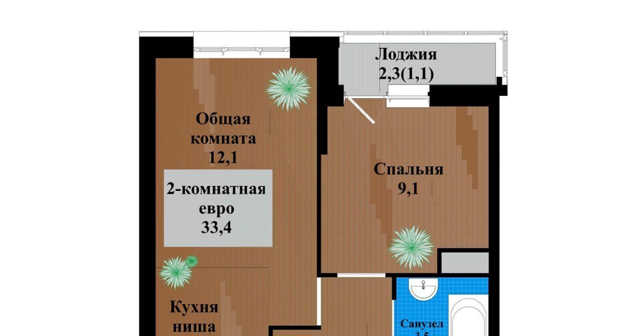 квартира г Чита р-н Черновский пр-кт Маршала Жукова фото 1