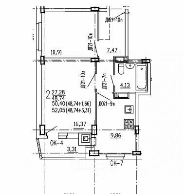 квартира г Курск ул Агрегатная 2-я 57а фото 1