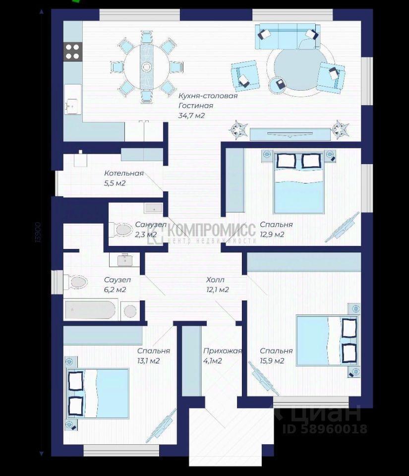 дом г Краснодар п Березовый ш Ейское 2 р-н Прикубанский фото 2