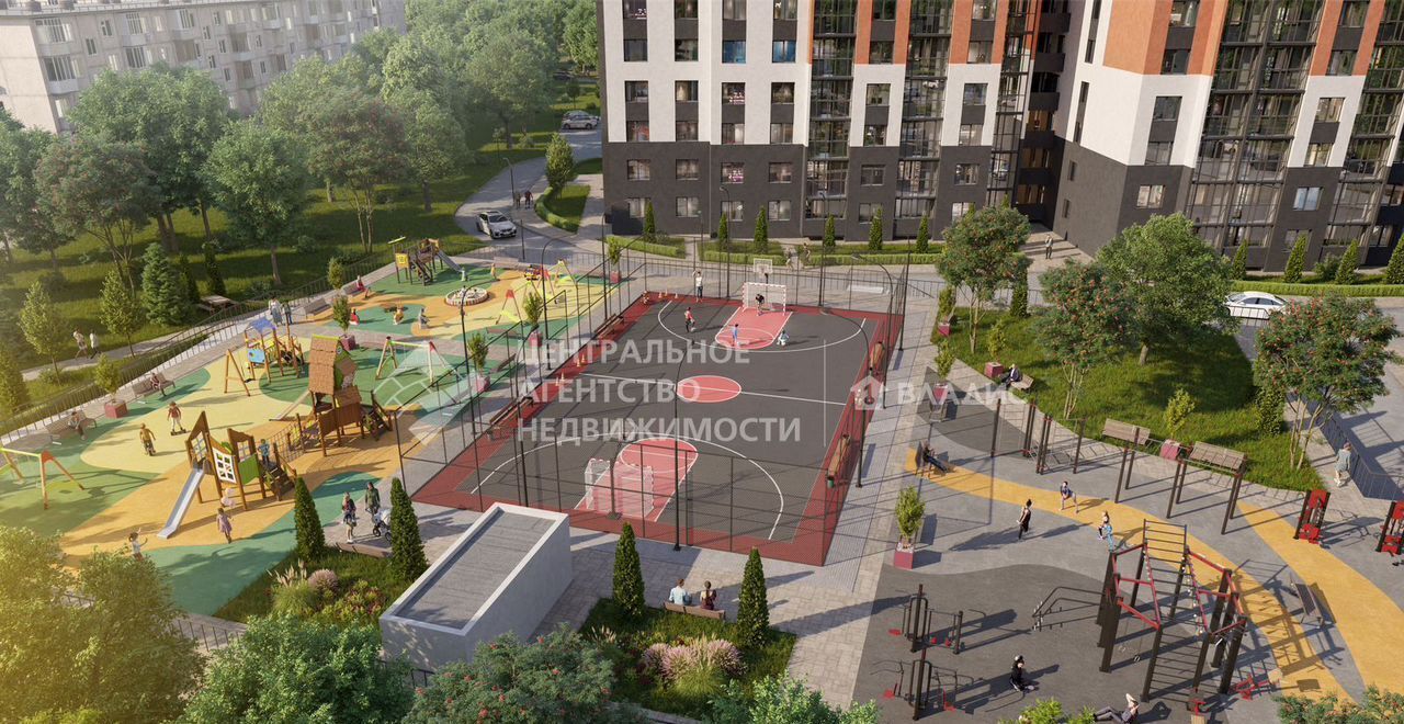квартира г Рязань р-н Железнодорожный мкр Октябрьский городок ЖК «Чкалов» фото 6