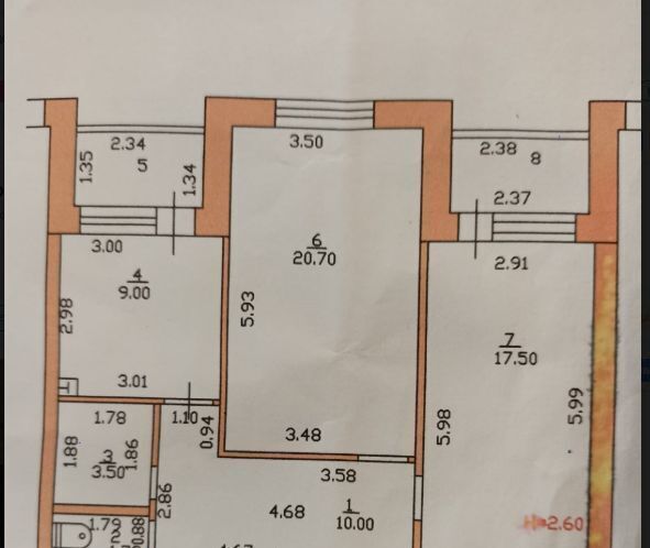 квартира р-н Ейский г Ейск ул Коммунистическая 85/6 фото 14