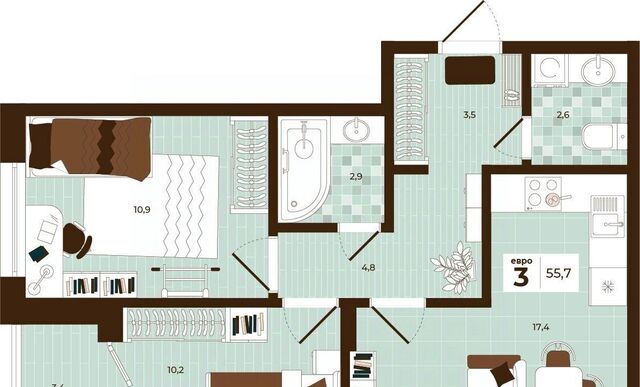 р-н Центральный ул Академика Насоновой 3 фото