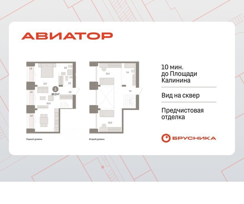 квартира г Новосибирск Заельцовская ул Аэропорт фото 1
