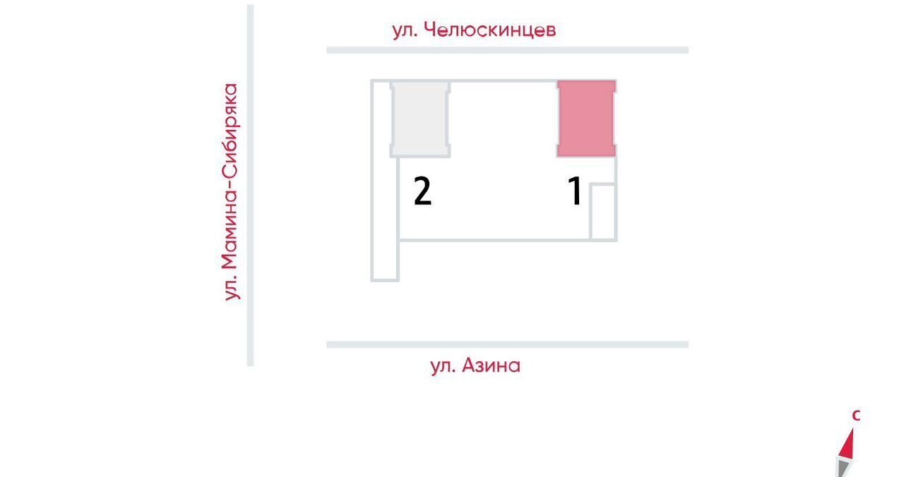 квартира г Екатеринбург Уральская ул Азина 1 фото 2