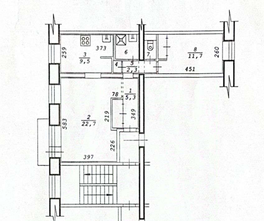 квартира г Новосибирск Заельцовская ул Кубовая 103/1 фото 2