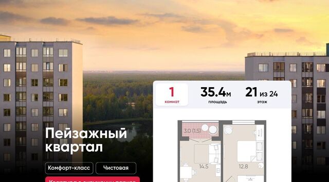 метро Академическая Пейзажный квартал Цветной Город жилой комплекс фото