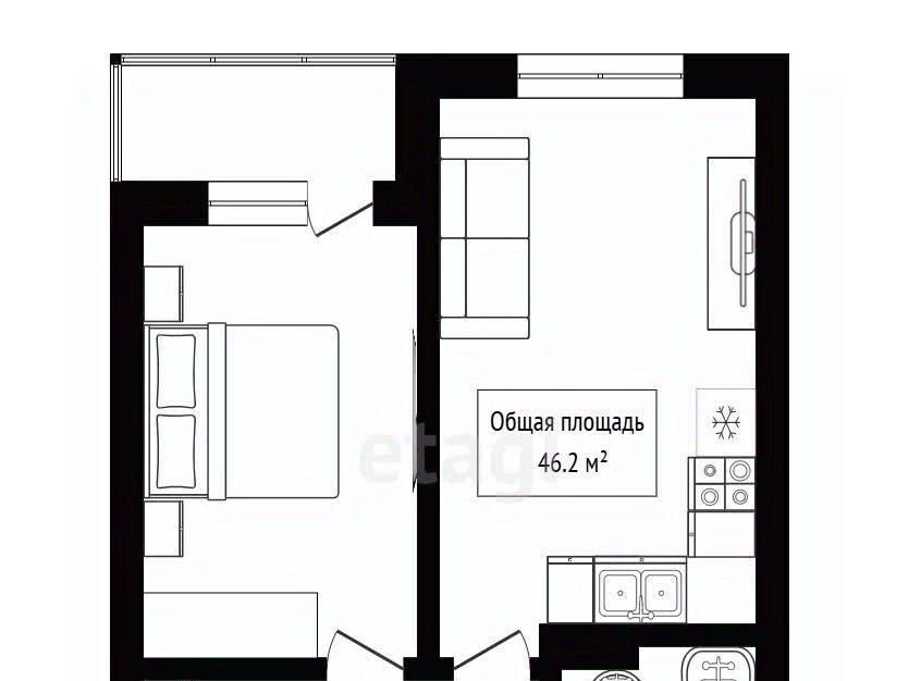квартира г Новосибирск р-н Советский Академгородок б-р Молодежи 17 фото 2