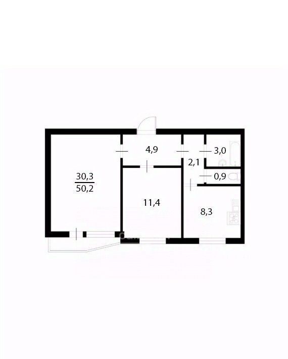 квартира г Москва метро Багратионовская ул Василисы Кожиной 14к/3 фото 2