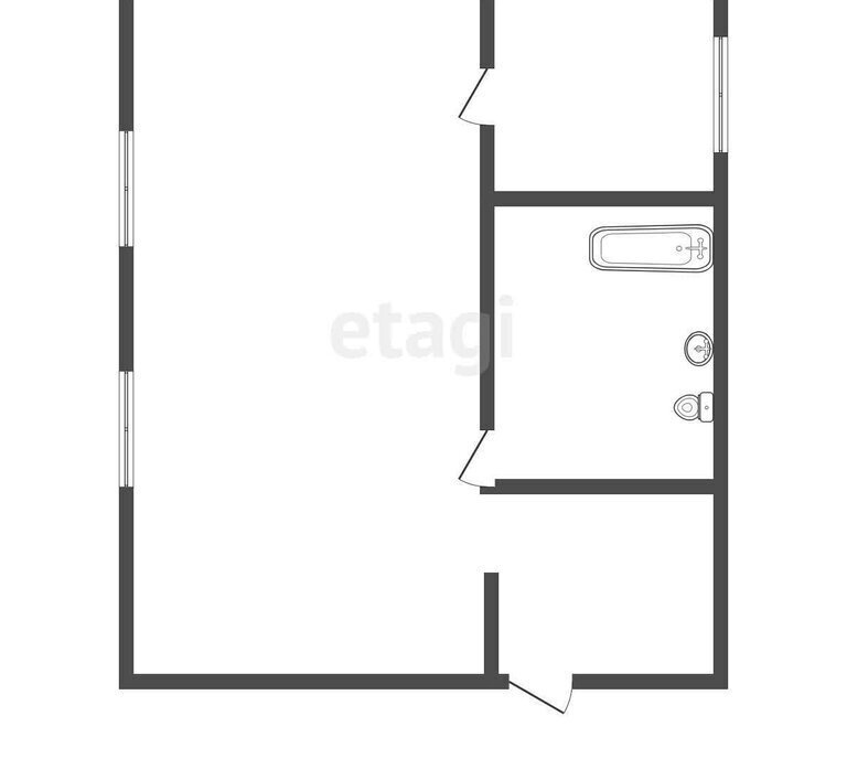 квартира г Томск пер Красного Пожарника 7 фото 1