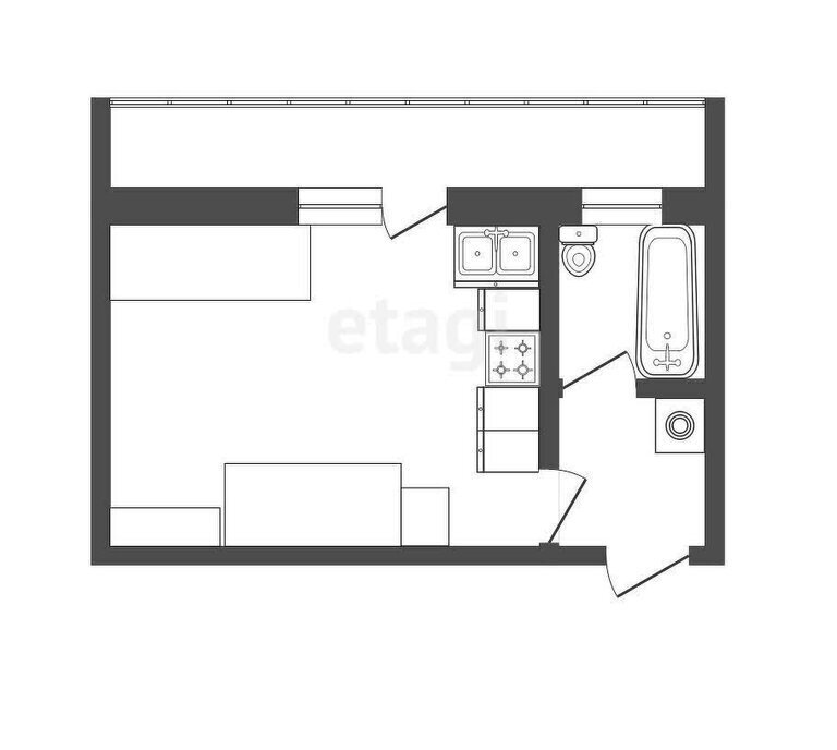 квартира г Томск ул Алтайская 163б фото 1