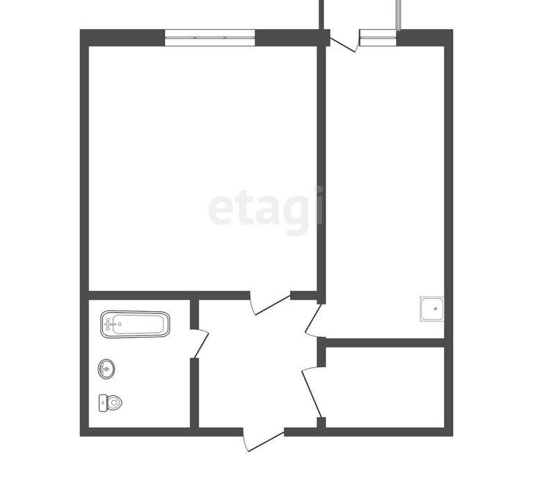квартира г Томск Телецентр ул Якимовича 6 фото 1
