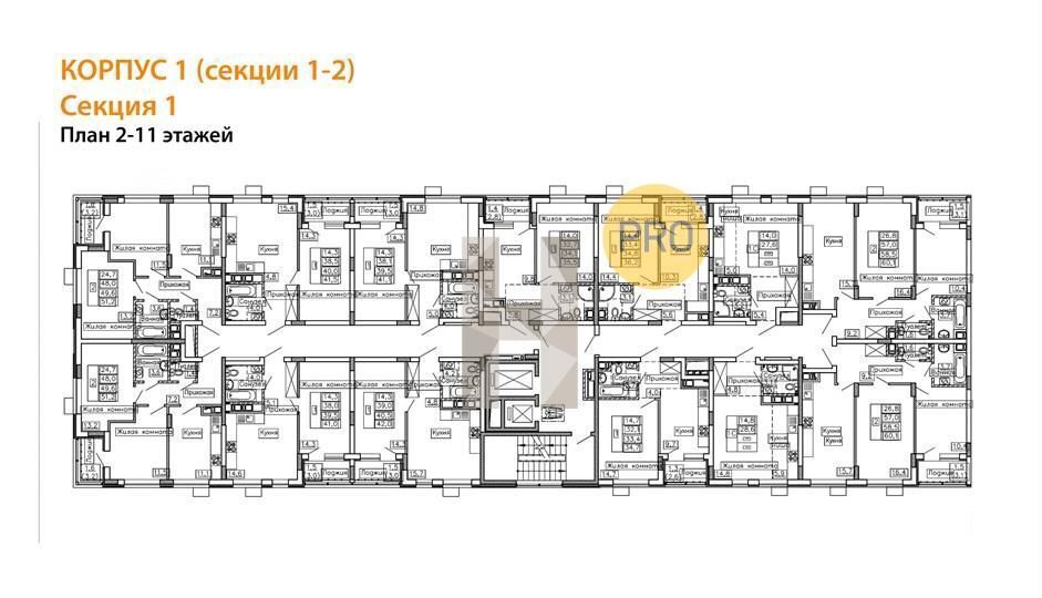 квартира г Воронеж р-н Железнодорожный б-р Содружества 6 з/у 6 фото 8