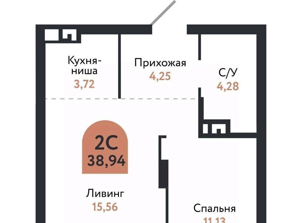 квартира г Томск р-н Ленинский Черемошники ул Бердская 14/3 фото 2