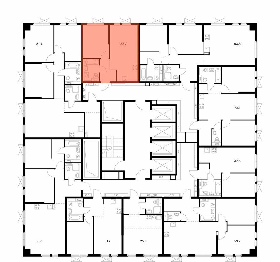 квартира г Москва метро Нагатинская проезд Нагатинский 1-й 2/3 фото 2