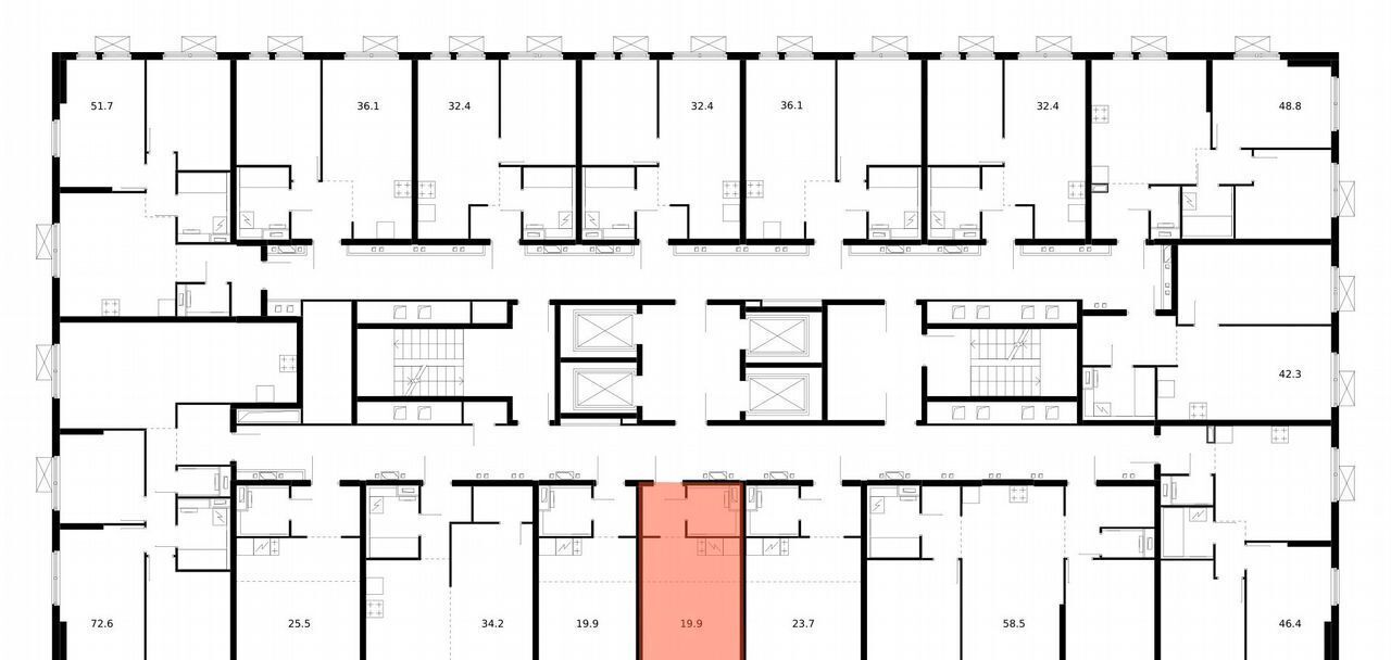 квартира г Москва метро Коломенская проезд Нагатинский 1-й 2/3 фото 2