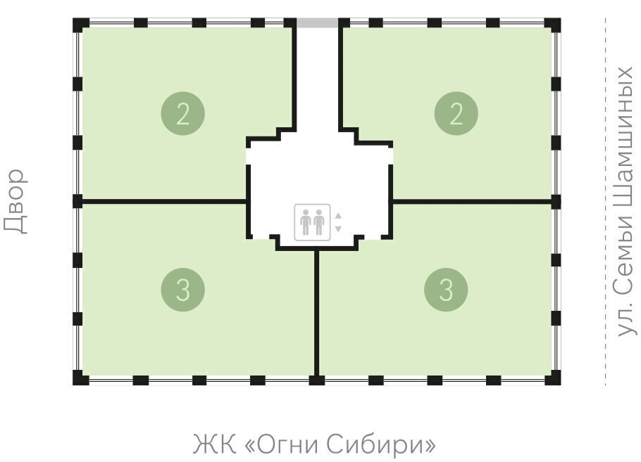 квартира г Новосибирск Маршала Покрышкина ЖК Мылзавод фото 3