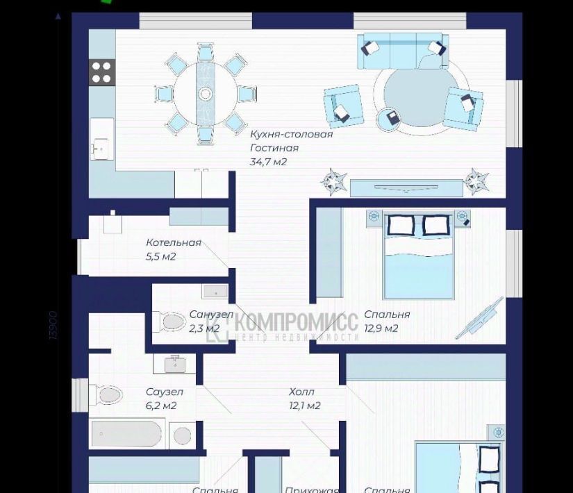 дом г Краснодар п Березовый ш Ейское 2г/1 р-н Прикубанский фото 2