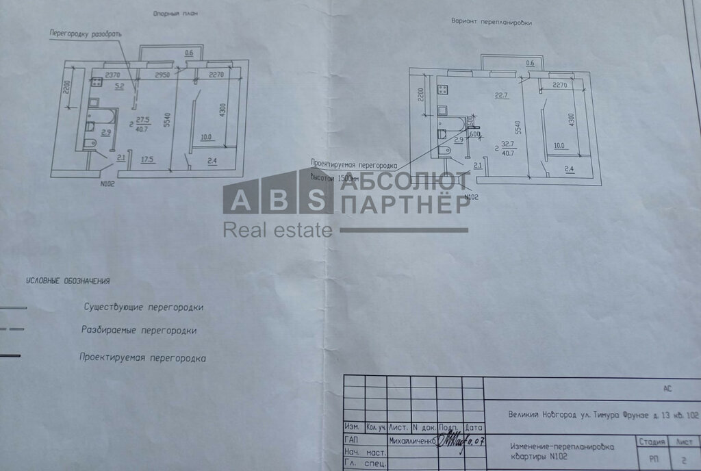 квартира г Великий Новгород Торговая сторона ул Т. Фрунзе-Оловянка 13 фото 11