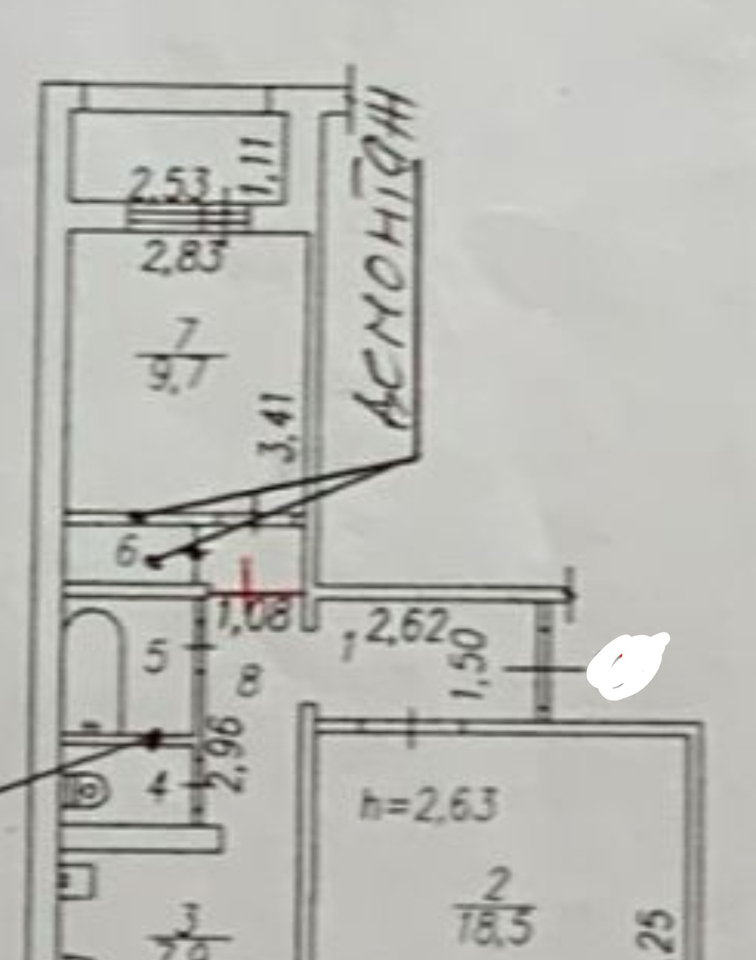 квартира г Новокузнецк ул Батюшкова 34а Кузбасс фото 32
