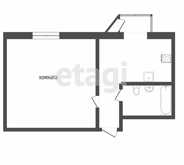 квартира г Петропавловск-Камчатский ул Виталия Кручины 4/2 фото 1