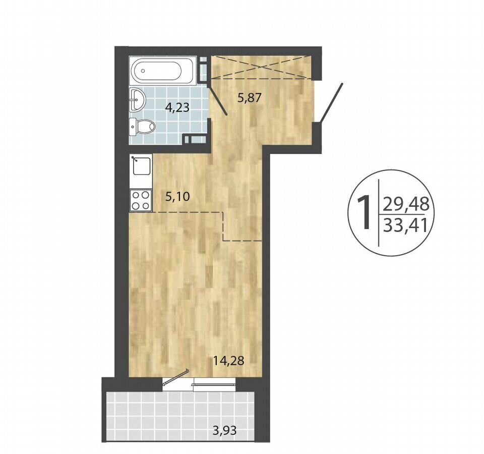 квартира г Иркутск р-н Свердловский ул Академическая 2/3 фото 1