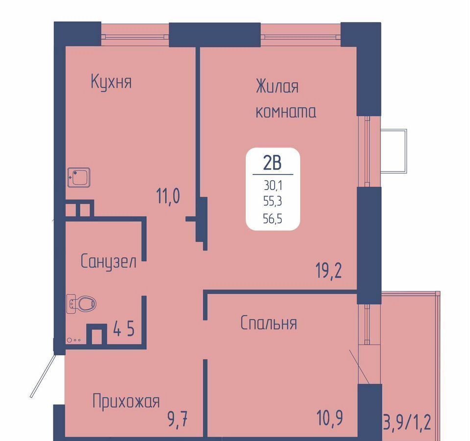 квартира г Красноярск р-н Октябрьский пр-кт Свободный корп. 1 фото 1