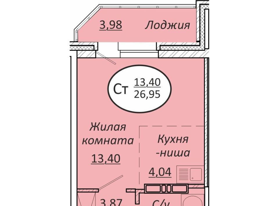 квартира г Новосибирск Золотая Нива фото 1