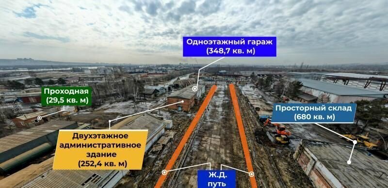 производственные, складские г Иркутск р-н Ленинский ул Полярная 209а фото 7