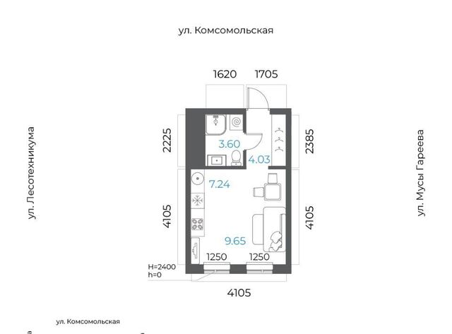 р-н Октябрьский микрорайон Глумилино-2 8-е Небо жилой комплекс фото