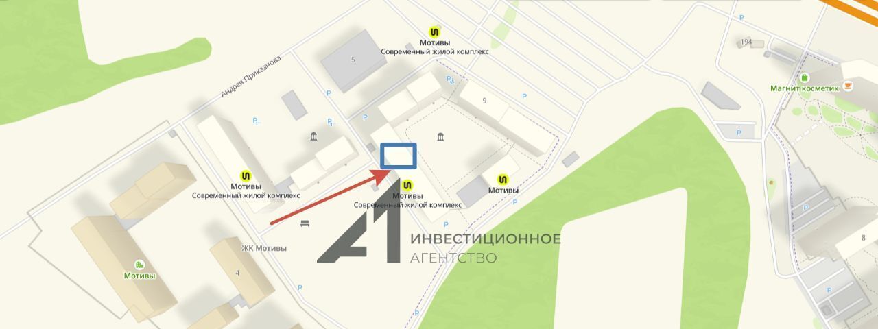 торговое помещение г Тюмень р-н Калининский ул Андрея Приказнова 7 фото 1