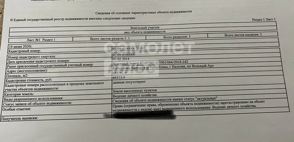 земля г Нальчик ул Аргуданская курортный посёлок Вольный Аул фото 2