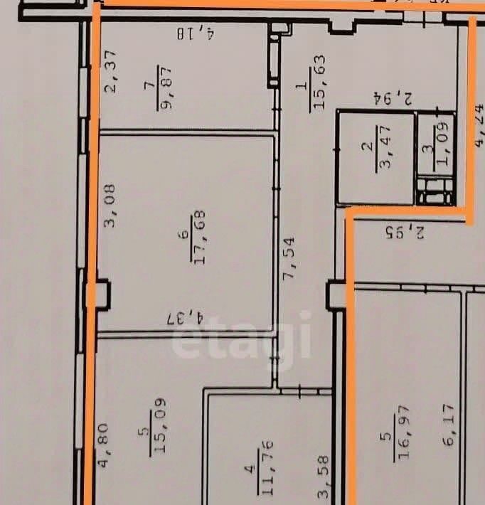 квартира г Томск р-н Советский ул Челюскинцев 2 фото 34