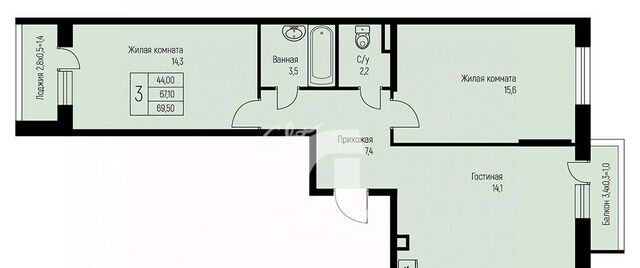 п Березовый ул им. Лодыгина А.Н. 6к/4 р-н Прикубанский фото