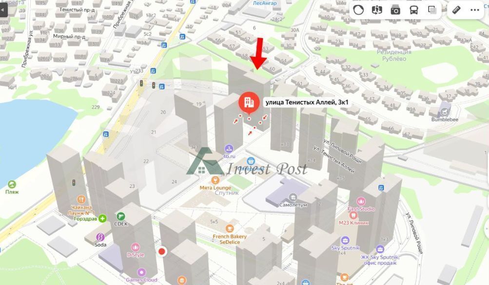 торговое помещение г Красногорск ул Тенистых Аллей 3к/1 Москва, Строгино фото 1
