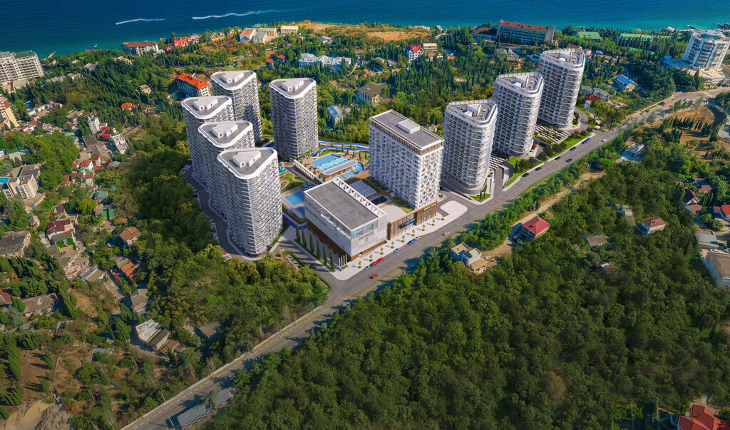 квартира г Алушта Профессорский Уголок ЖК Крымская Резиденция фото 3